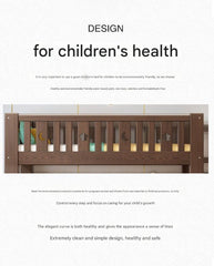 Walnut Upper and Lower Beds Bunk Beds Two-layer Children's Beds High and Low Beds Small Apartment Mother and Child Beds Double Upper and Lower Bunk Wooden Beds