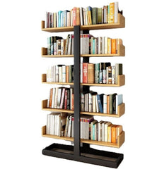 Multi-layer Bookshelf Floor-to-ceiling Shelf Integrated Wall Bookcase