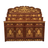 3-Tier Buddhist Altar Table | Modern Wood Home Shrine