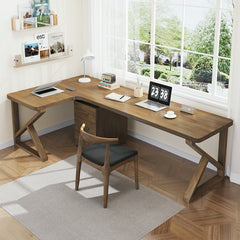 All Solid Wood Computer Desktop Table Corner Desk Writing Desk Bedroom Workbench Study Table
