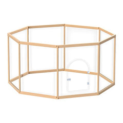 Pet Dog and Cat Rabbit Solid Wood Fence Teddy Small Dog Isolation Indoor Kennel