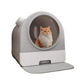 Homelements Large Capacity Covered Litter Box with Splash Guard Fully Enclosed Odour-proof Cat Toilet