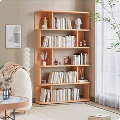 Solid Wood Bookshelf Shelf Simple Modern Children's Storage Locker Multi-layer Locker Simple Book Cabinet
