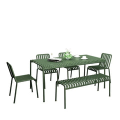 Homelements Outdoor eisure simple wrought Iron Table and Chair Combination/Internet Celebrity restaurant B&B home balcony Table and Chair/courtyard Outdoor Dining Table