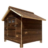 Outdoor Indoor Rainproof Sunproof Solid Wood Pet Cat Dog House