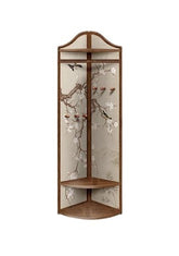 Corner solid wood coat rack antique bedroom bedside hanger simple shelf small floor hanger