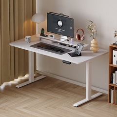 Homelements T524 140*70cm Single Motor Electric Motorised Standing Desk Height Adjust Table Upward Mounting