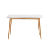 Linsay Oria Computer Desk, 1M, Natural & White