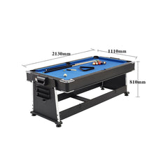 Sports Studio 4 in 1 multifunctional game table, table tennis table, pool table/air ball table, pool table