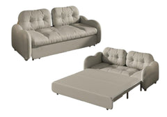 Cream wind cloud sofa bed living room integrated new small apartment double sofa folding dual-purpose tatami