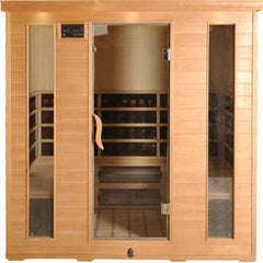 Homelements 2600W Hemlock Four-person Sweat Steaming Room Far-infrared Sweat Steaming Room High-end Nano-carbon Board Room Home Sweating Cabin Movable Sweat Steaming Room Sweat Steaming Box