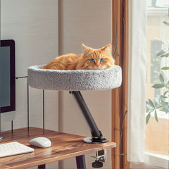 Office Desk Cat Hammock Climbing Frame Is Easy To Install Suspended Can Be Rotated