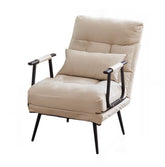 Folding Recliner Office Lunch Break Siesta Bed Dual-purpose Chair Household Dormitory Reclining Seat Back Sofa Chair
