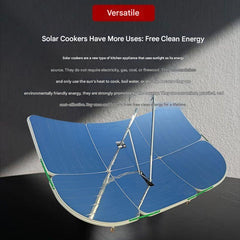 1.25x1.8M Outdoor Long & Partial Focus Solar Cooker