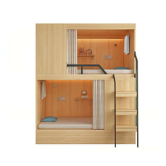 Youth Hostel Space Capsule Upper and Lower Beds Bunk Beds Adult E-sports Apartment Upper and Lower Bunks Custody Class School Dormitory High and Low Beds