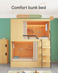 Youth Hostel Space Capsule Upper and Lower Beds Bunk Beds Adult E-sports Apartment Upper and Lower Bunks Custody Class School Dormitory High and Low Beds