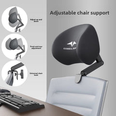 Chair Headrest Office Computer Chair Headrest Adjustable Seat Back Raised Head Support Sleeping Pillow No Punching Waist Pillow
