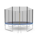 Sport Studio 12 Inch Trampoline Home Children Indoor Commercial Trampoline with Net Outdoor Adult Children Jumping Bed Kids Trampoline with Safety Enclosure and Netting