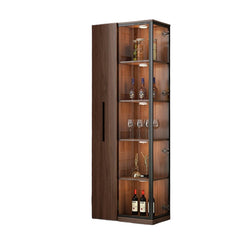 Corner Wine Cabinet Living Room Wall Display Cabinet Triangle Cabinet Household Medieval Style Dining Side Cabinet Locker