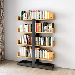 Multi-layer Bookshelf Floor-to-ceiling Shelf Integrated Wall Bookcase
