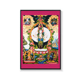 Hindu God Painting Nepal Entrance Decorative Painting South East Asia Totem Hotel Mural