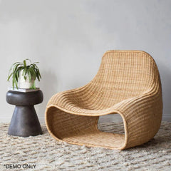 Homelements Outdoor/rattan/sofa Designer/three-piece Set/leisure/balcony/single Rattan Chair/courtyard Villa/simple Furniture