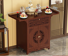 New Chinese Buddhist Shrine Vertical Cabinet Household Offering Table Simple Offering Table Shrine Shrine Cabinet