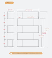 Solid Wood Bookshelf Shelf Simple Modern Children's Storage Locker Multi-layer Locker Simple Book Cabinet