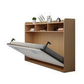 Simple Folding Wall Bed Storage Cabinet Nordic Small Apartment Multi-functional Rollover Invisible Bedside Cabinet Bed Vertical Flip Hidden Bed