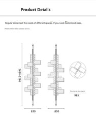 Rotating Bookcase | Designer Mid-Century Modern Shelf