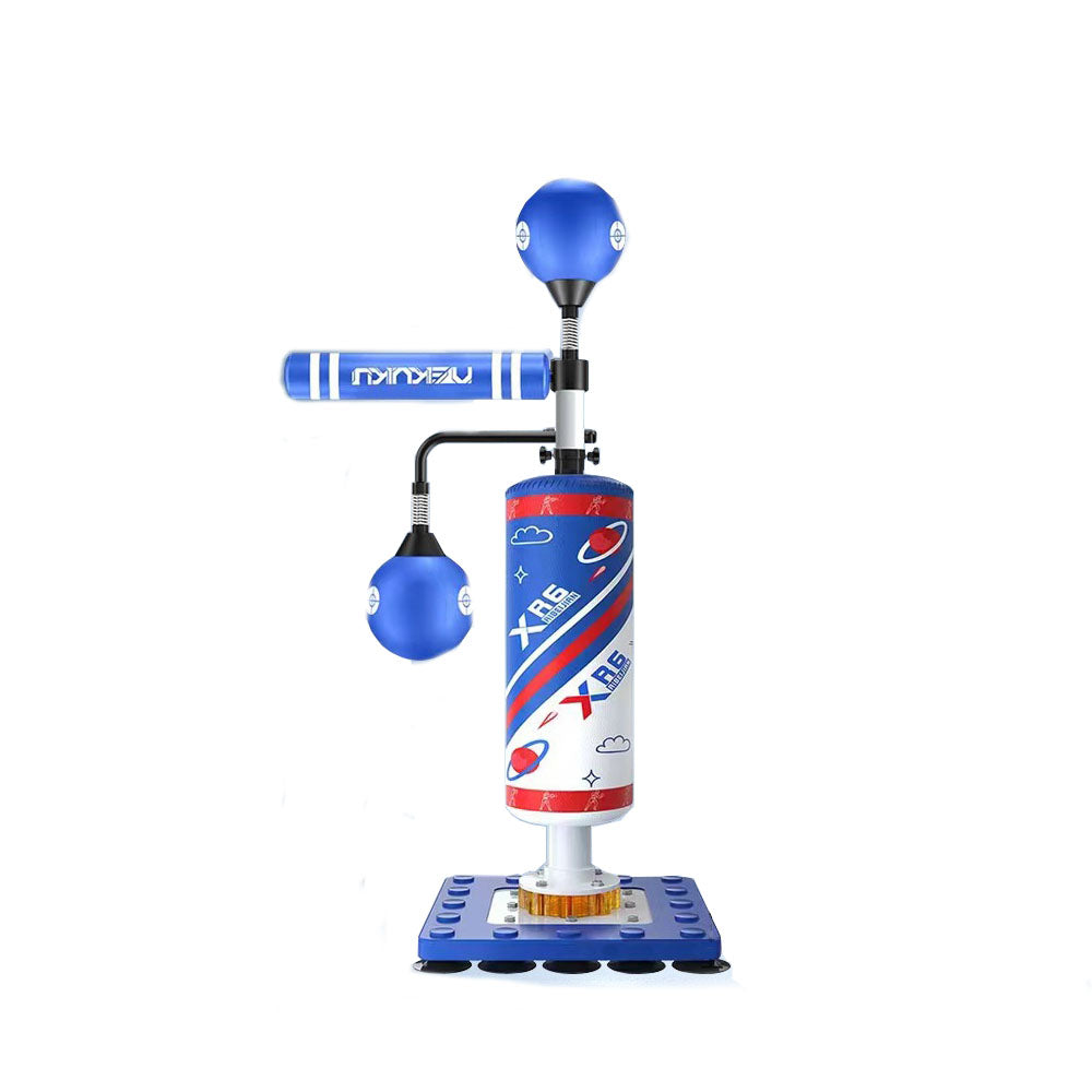 DreamyNest Rotating Stick Target Vertical Sandbag Adult Children Speed Ball Home Boxing Dodge Training Equipment / Blue