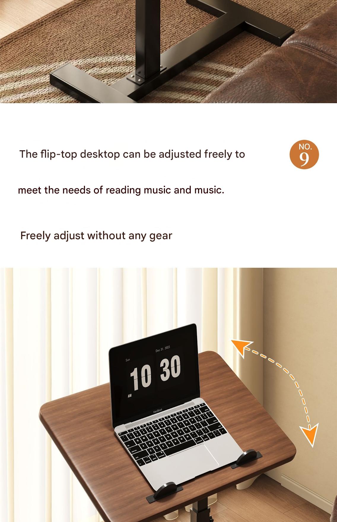 Bedside Table Removable Lifting Computer Table Living Room Sofa Side Folding Table Desk Home Bedroom Bedside Study Table Writing Table Removable Table Girls Small Simple Rental Table