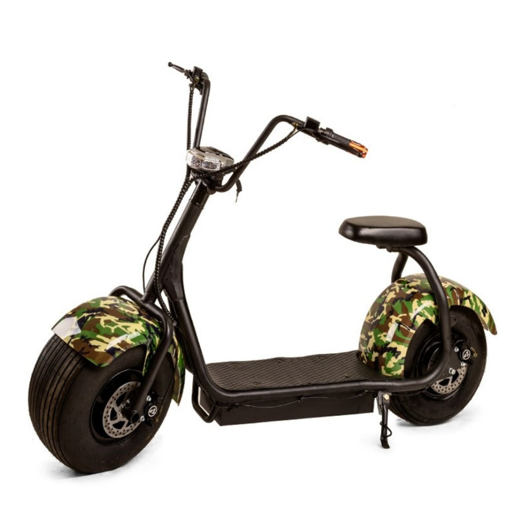 Sports Studio Harley Electric Scooter 1000W 60V 12A Lithium Battery C01