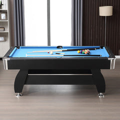 Sports Studio Indoor Automatic Pool Table Home Sports Folding Pool Table (7 ft)-blue