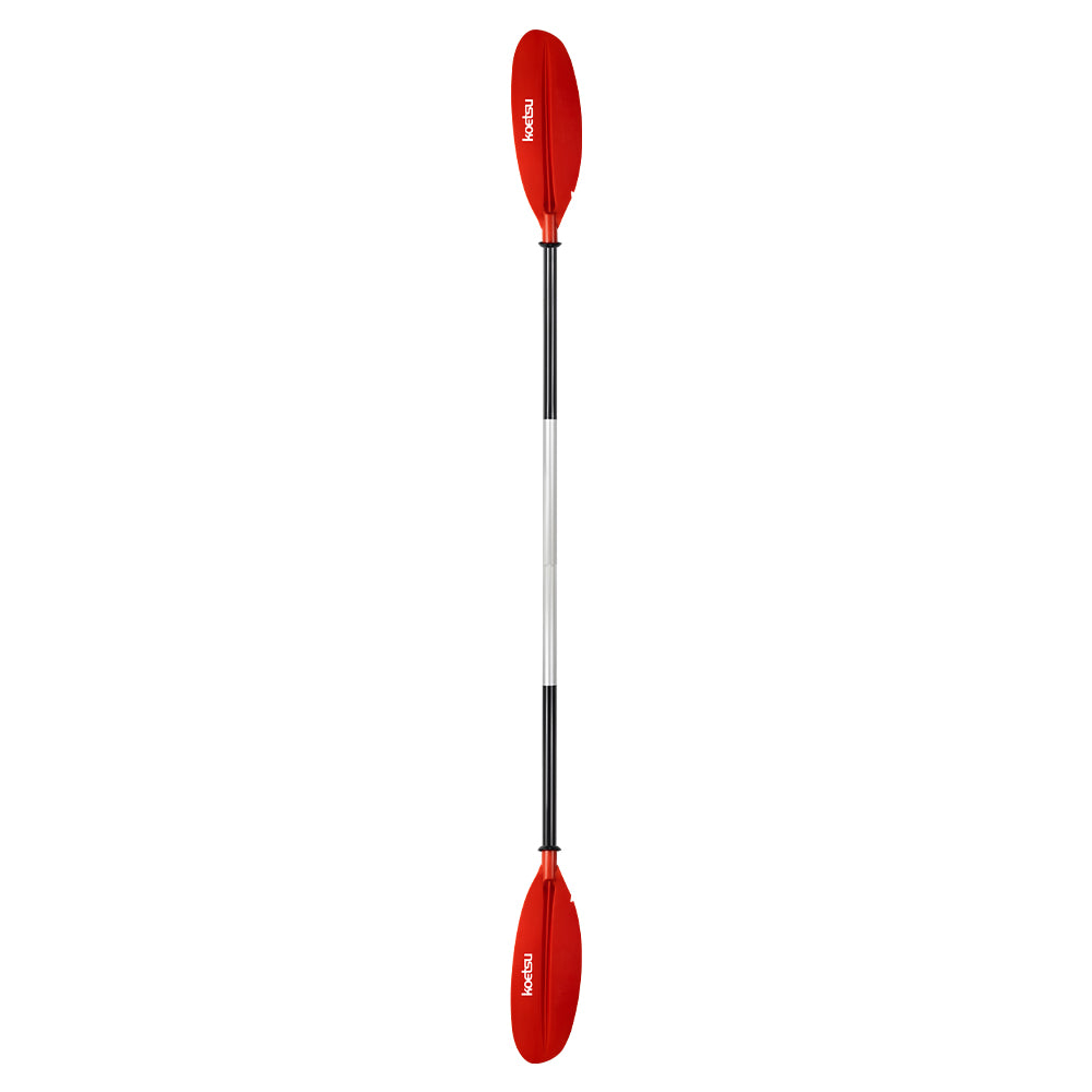 Sports studio Kayak paddle with high-strength aluminum alloy shaft and blade, material is aluminum alloy + nylon