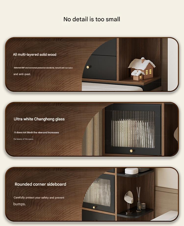 Bay Window Storage Cabinet with Drawers – Multi-Purpose Bedroom, Balcony & Living Room Organizer