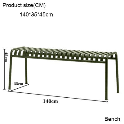 Homelements  Outdoor eisure simple wrought Iron Table and Chair Combination/Internet Celebrity restaurant B&B home balcony Table and Chair/courtyard Outdoor Dining Table