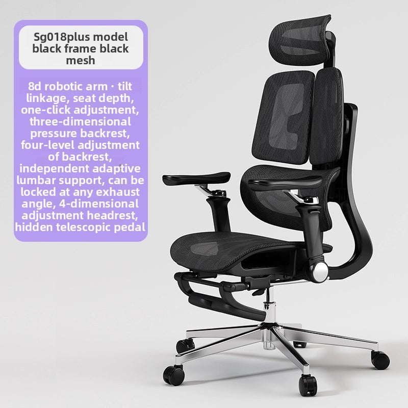 Saigu Ergonomic Chair Computer Chair Waist Back Office Seat Home Sitting Comfortable Gaming Chair Rotary Chair