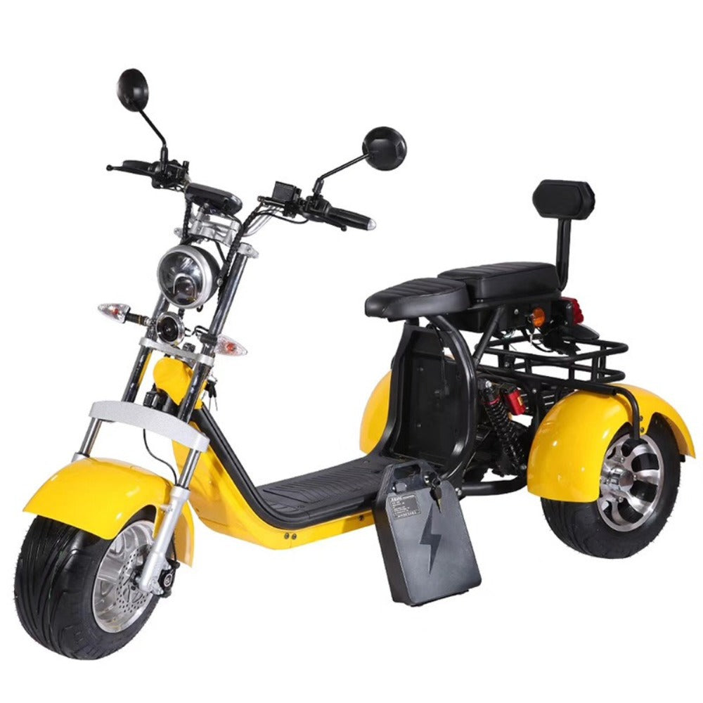 Sports Studio Harley Electric Trike citycoco 3000W 60V 20A Lithium C11A