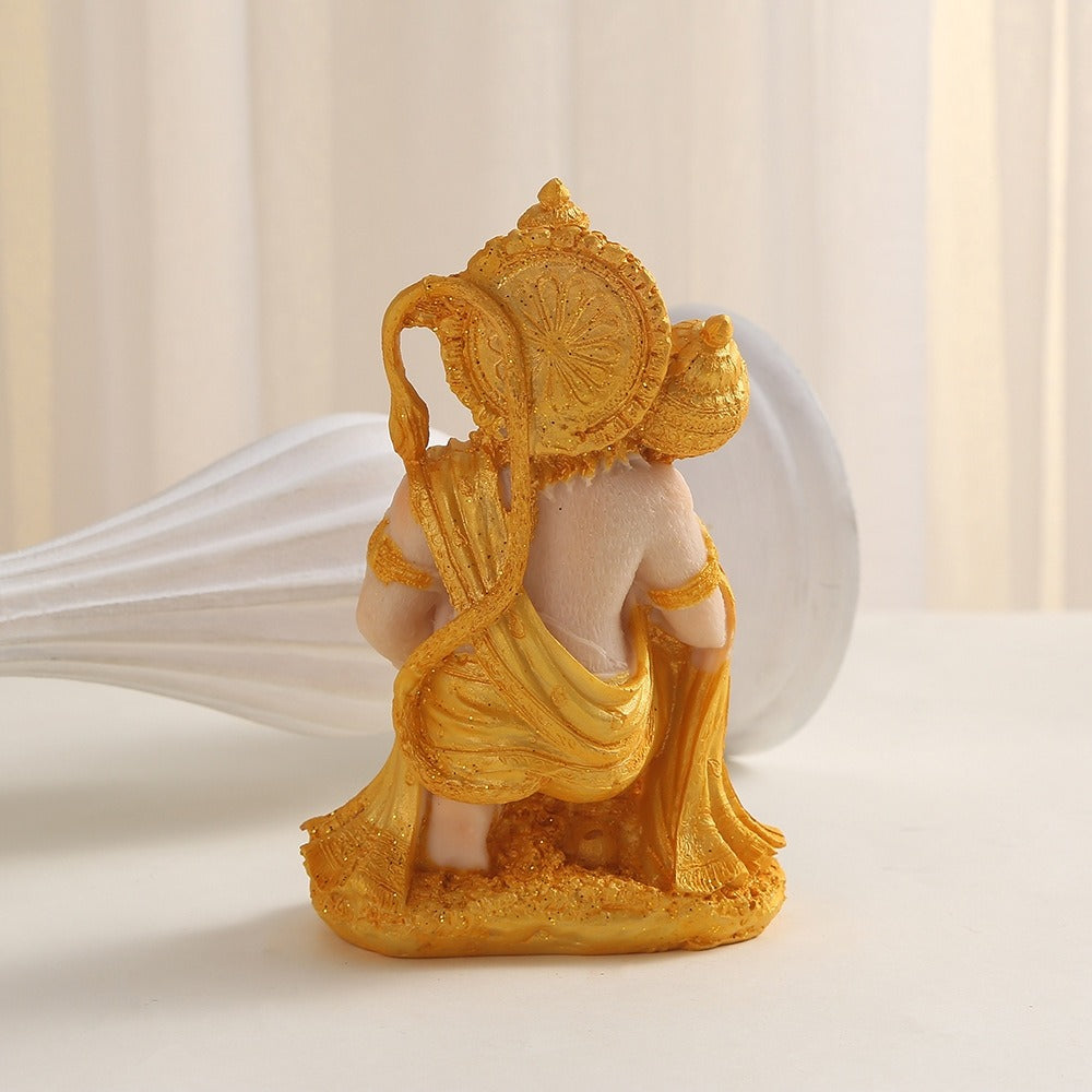Creative Resin Hindu Statue of Hanuman Ornament Modern Decorative Crafts
