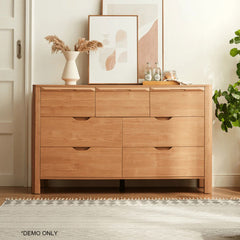 Linsay Ventus Chest of 7 Drawers, Natural