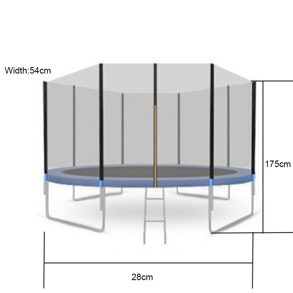 Sport Studio 14 Inch Trampoline Home Children Indoor Commercial Trampoline with Net Outdoor Adult Children Jumping Bed  High Quality Outdoor Children Trampoline with Protective Net Children Outdoor Playing Trampoline