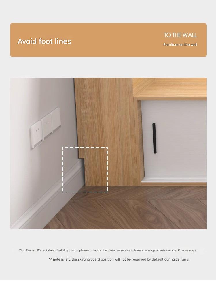 Corner Wardrobe Household Bedroom Small Apartment Solid Wood 90 Degree Master Bedroom Corner 7-character L-shaped Corner Wardrobe Combination Storage