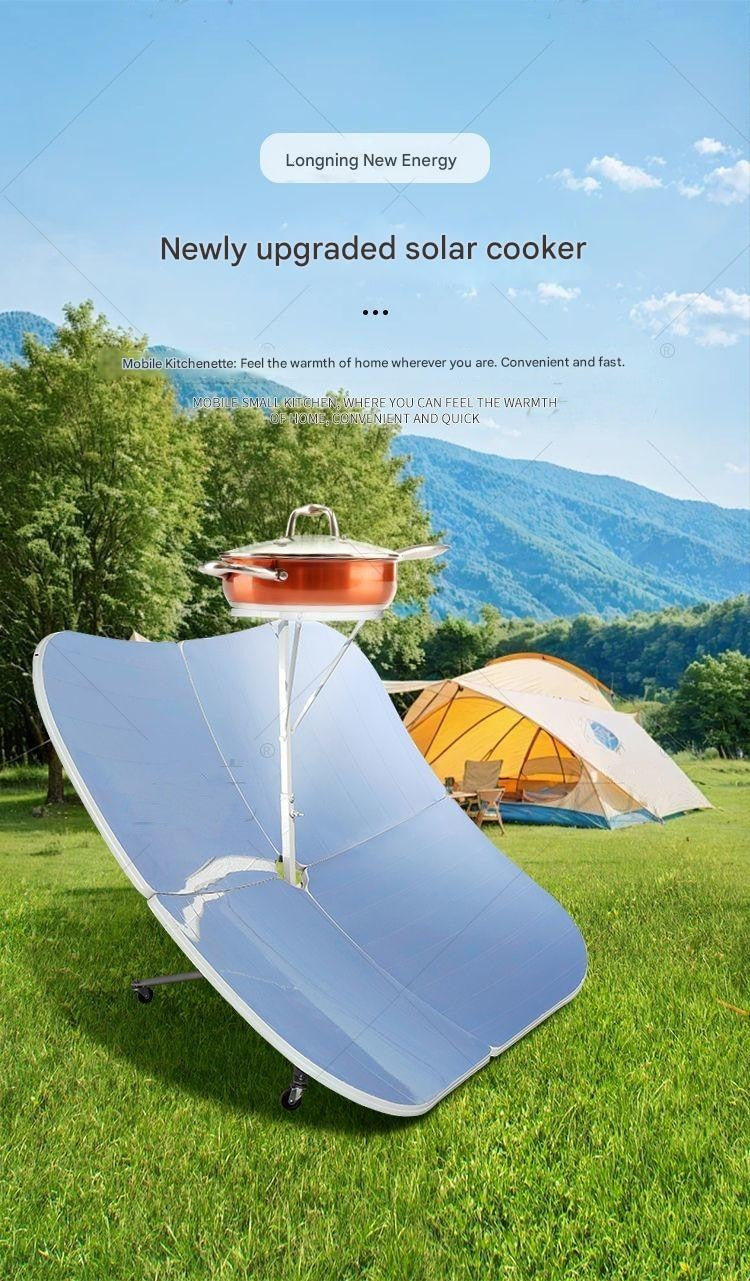 1.35M Square Solar Cooker Portable Solar Cooker Outdoor Picnic Barbecue Stove