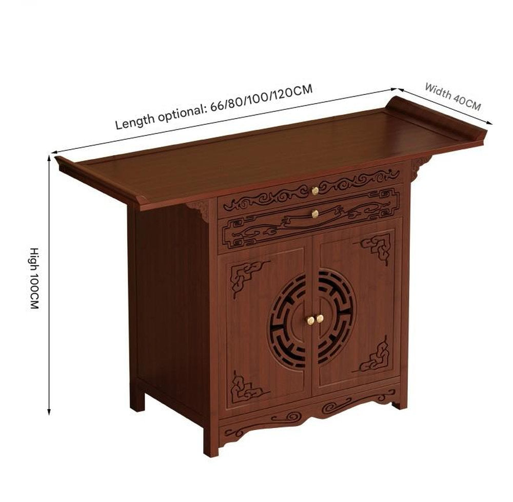 New Chinese Buddhist Shrine Vertical Cabinet Household Offering Table Simple Offering Table Shrine Shrine Cabinet