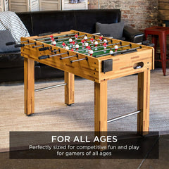 Sports Studio 4ft Soccer Table, Indoor Football Table 8-Pin Foosball Table