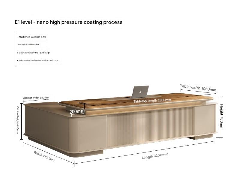 Homelements Luxury Executive Desk Sets - Premium Office Desks for CEOs