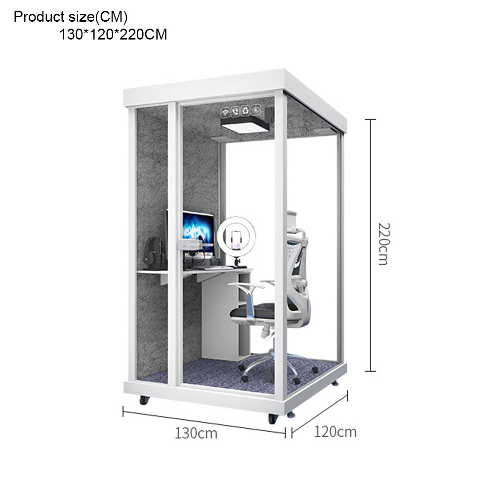 Homelements Soundproof Booth/negotiation Booth/mobile Silent Warehouse/indoor Dedicated Live Broadcast Booth/business Office Meeting Warehouse Silent Sleeping Warehouse