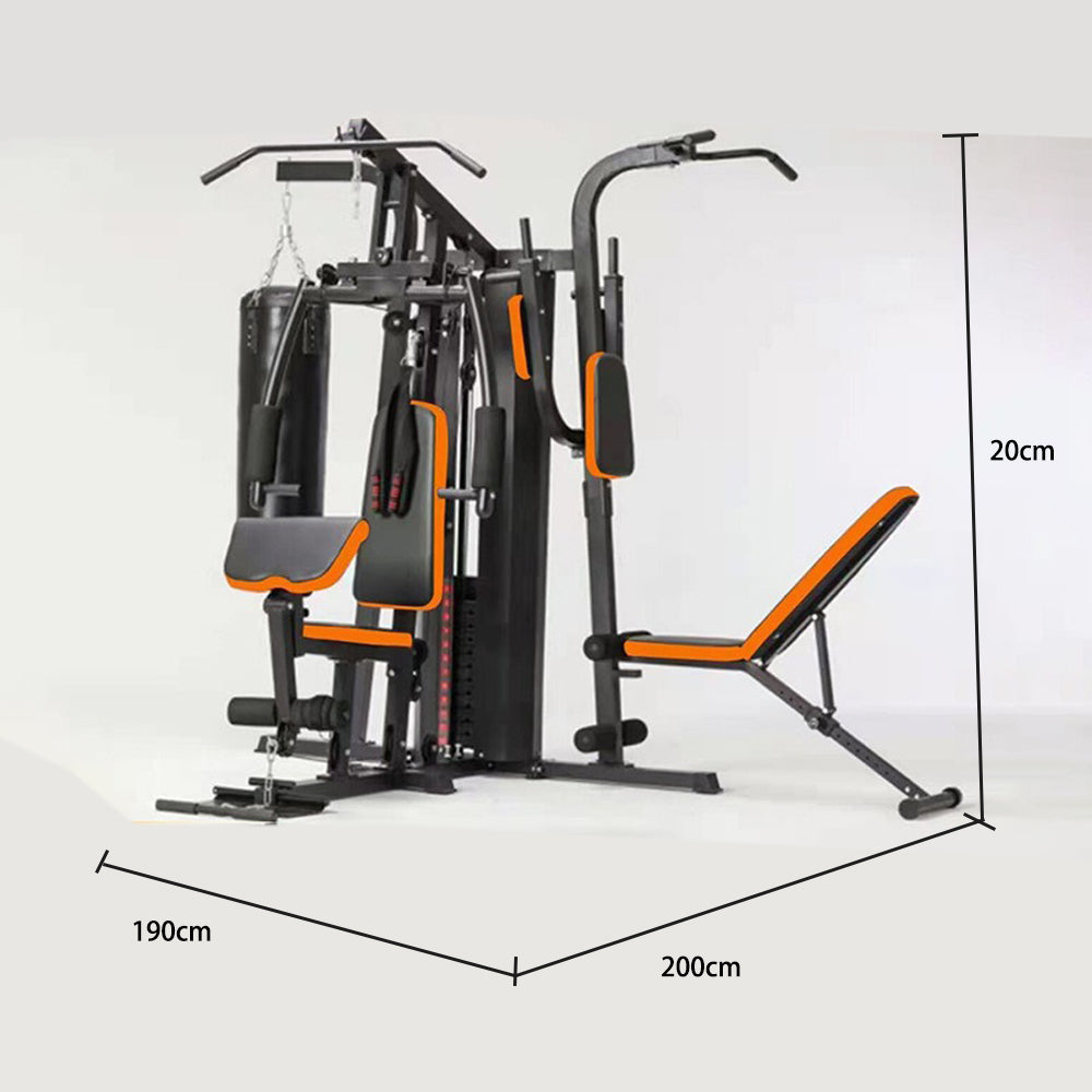 Sports studio multipurpose gym 3 station commercial fitness equipment training strength 3 station equipment