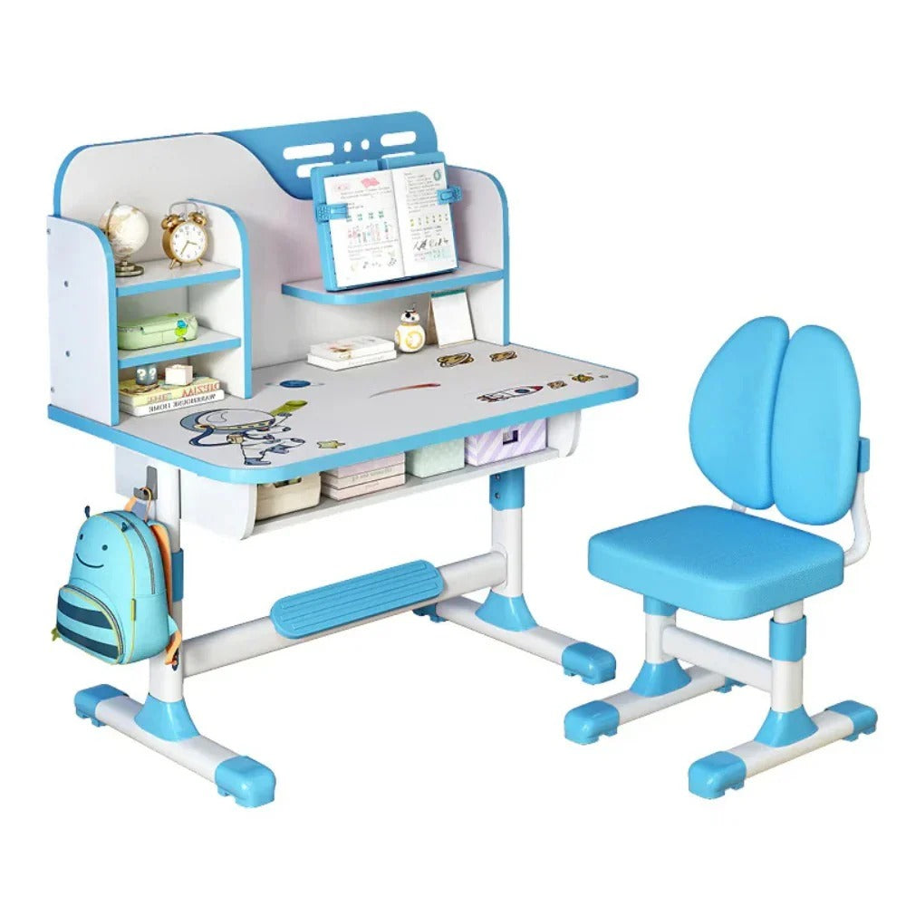 Children's Desk and Chair Set Blue